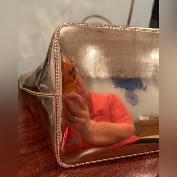 Kate Spade Gold Polka Dot Tote Bag - Picture 11 of 12